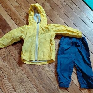 L.L. Bean Rain Jacket And Pants